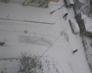 16.12.2010, Варна, сняг, почистване